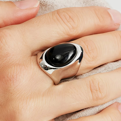 925 Sterling Silver Sparckling Moonstone Minimalist Handmade Ring