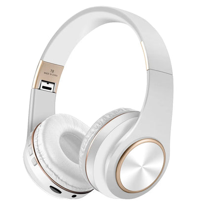 T8 Wireless Headphones Bluetooth 5.3 Stereo Surround Sound Foldable Sport