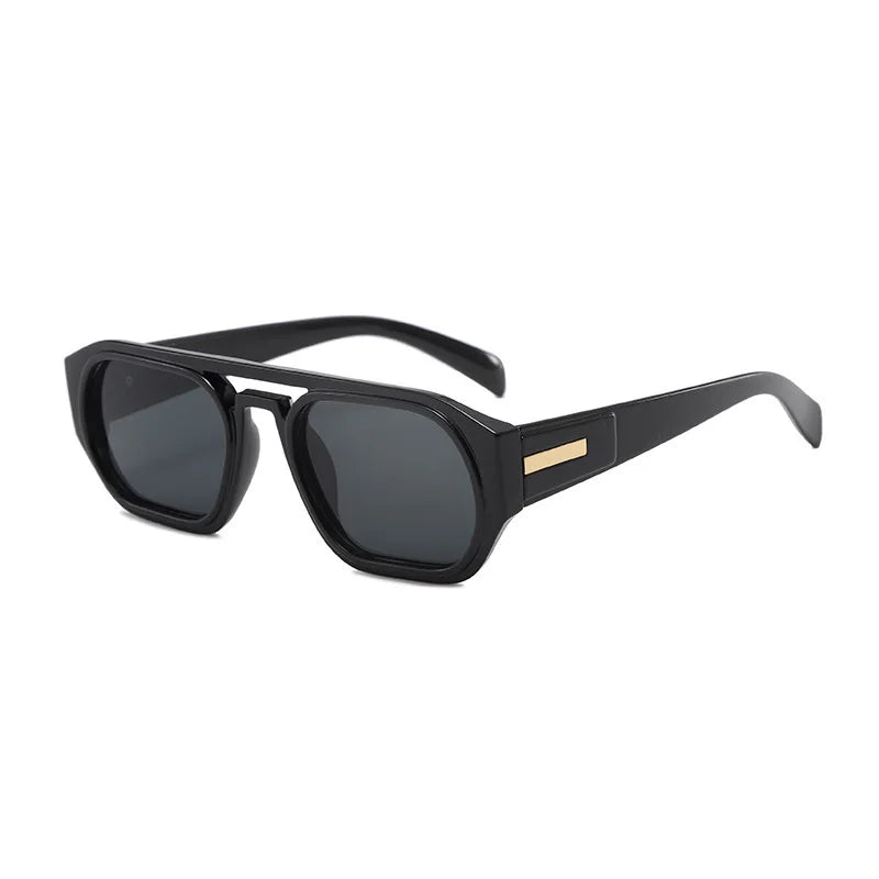 Vintage Punk Square Frame Sunglasses