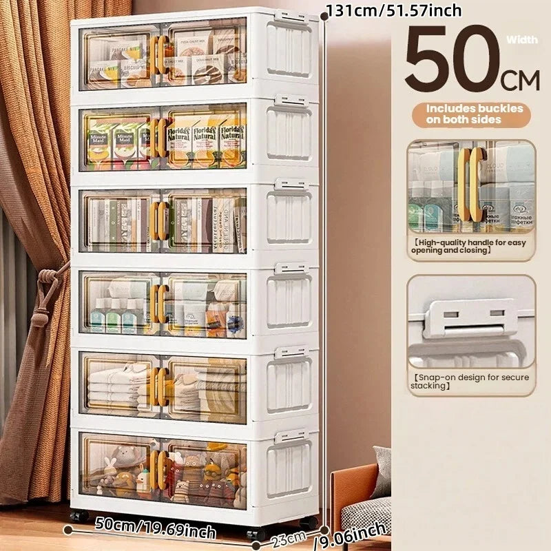 Double-door living room storage cabinet