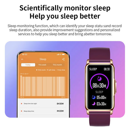 LIGE Smart Watch 1.47-inch Full Touch Screen Sports Fitness Tracker Waterproof