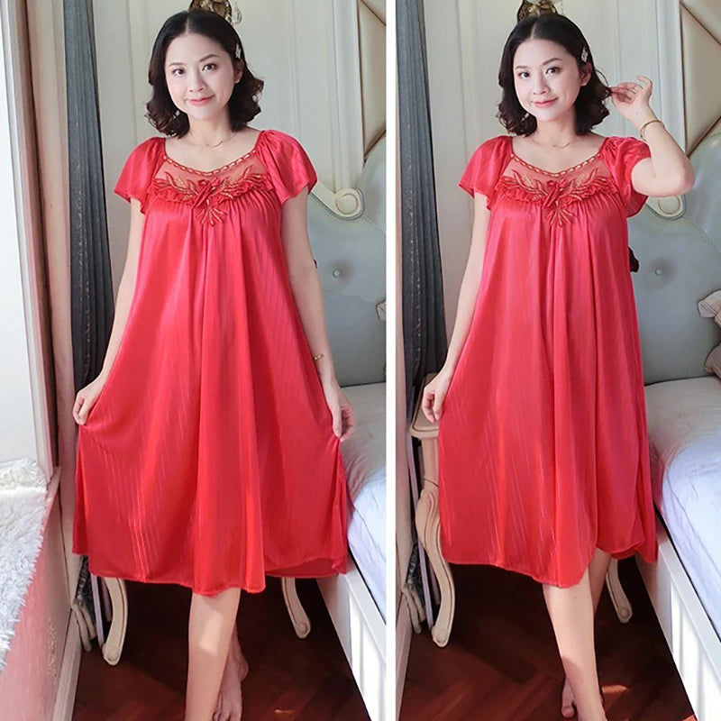 Silk Short Sleeve Pyjama