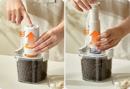 Electric Vacuum Jar Cereals Rice Storage Box