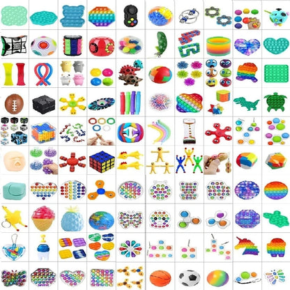3-50pcs Random Fidget Toys Mystery Gifts Pack