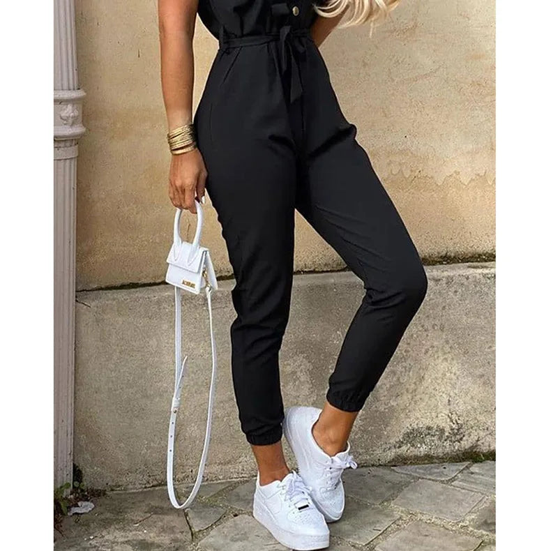 Casual Slim Fit Jumpsuit Pants