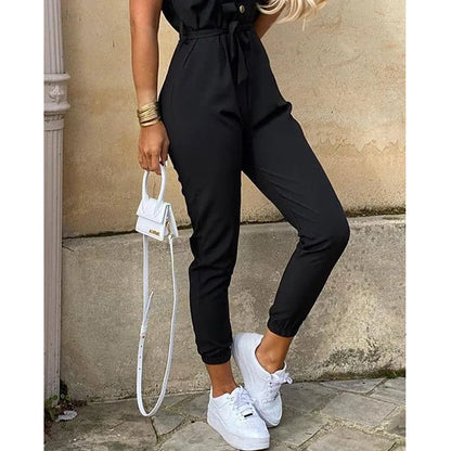 Casual Slim Fit Jumpsuit Pants