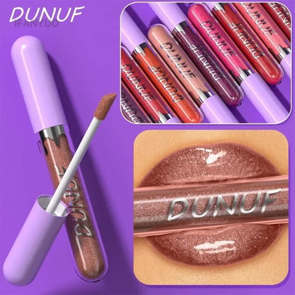 1pc Metallic Liquid Lipstick Long Lasting Glitter Lip Glaze Waterproof