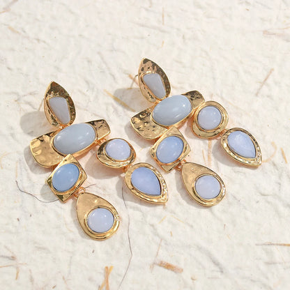 Exaggerated Vintage Rhinestone Crystal Beads Drop Earring