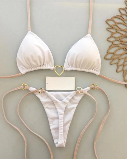 Sexy Halter Bikini Swimsuit  Brazilian Set