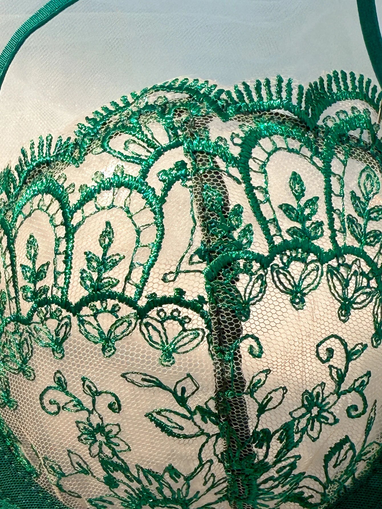 Black lightweight  transparent lingerie set