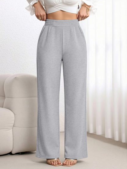 Streetwear High Waist Wide Leg Pants