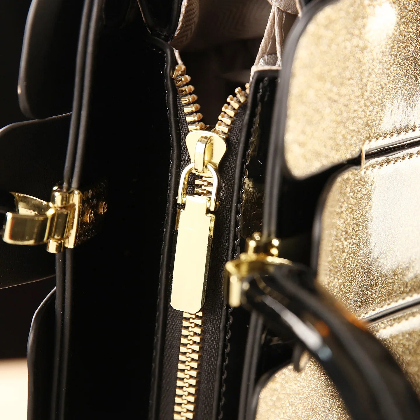 Bright Leather Stylish Bag