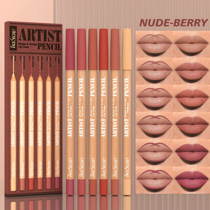 Matte Lip Liner Pencils Set
