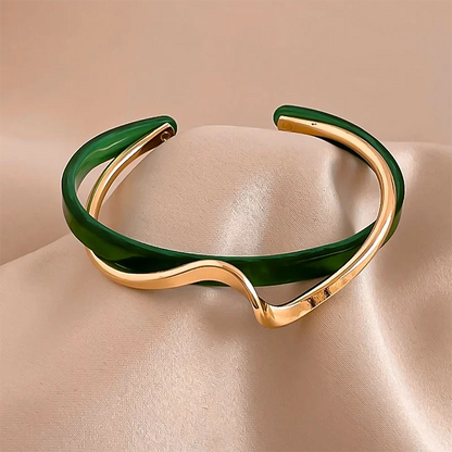 Metal Bangles Geometric C- shaped Bracelets