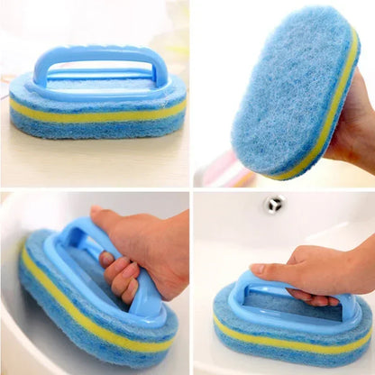 Kitchen Bathroom Toilet Cleaning magic sponge Glass Wall Brush