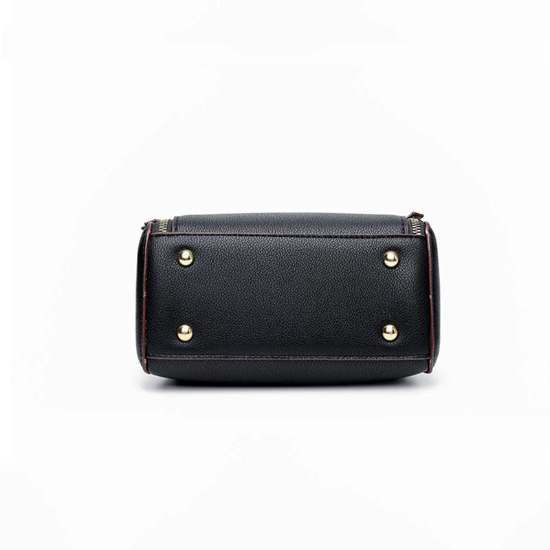 Small Bucket Shoulder Luxury Designer PU Leather Messenger Crossbody Bags