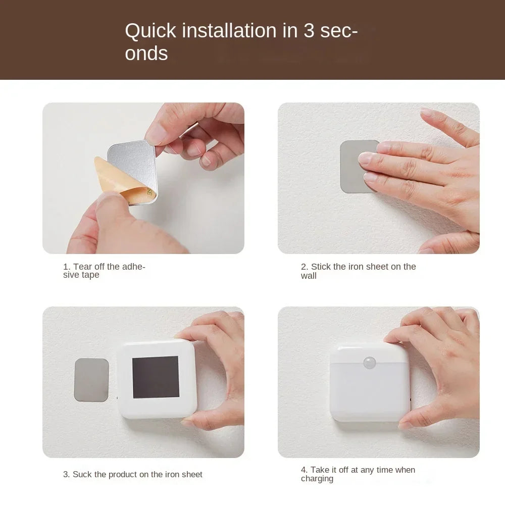 Motion Sensor Light USB Night Light LED Lamp