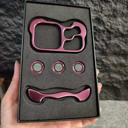 Irregular Metal Bumper Phone Case For IPhone Film Protect Bare Aluminum Shockproof Cover
