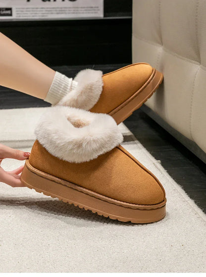 Fluffy Faux Fur Soft Slippers Shoes