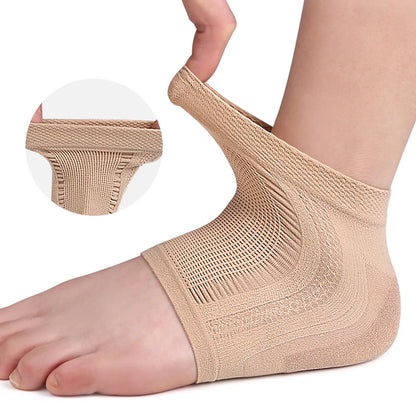 2PCS Gel Silicone Heel Protector Sleeve Heel Pads