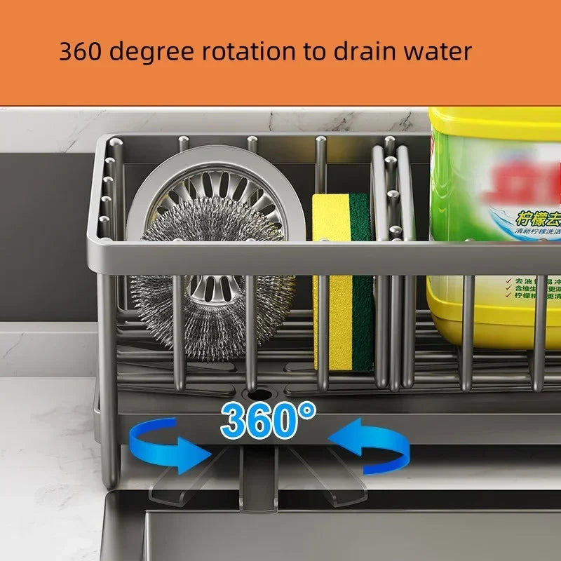 Carbon Steel Sink Sponge Drain Rack