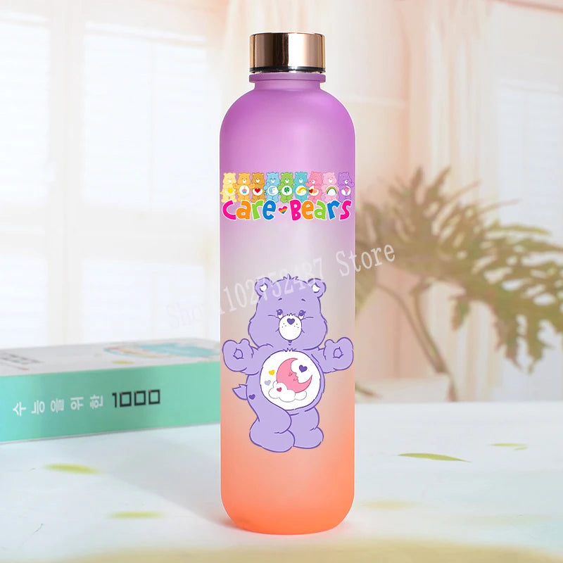Cute Care Bears Water Bottle Outdoor Sports Kawaii Cup