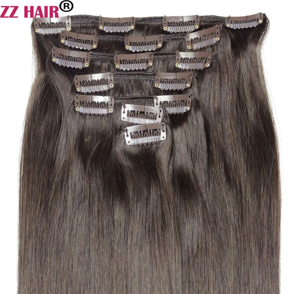 100% Human Hair Straight Natural Wigs