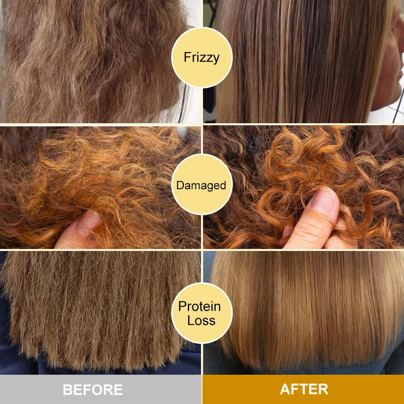 Hair Mask Keratin Straightening Repair Damaged
