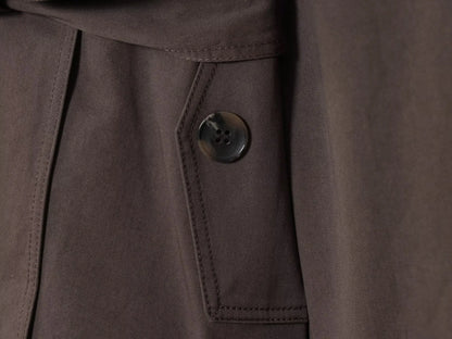 Autumn British style lapel double-breasted belt casual trench coat