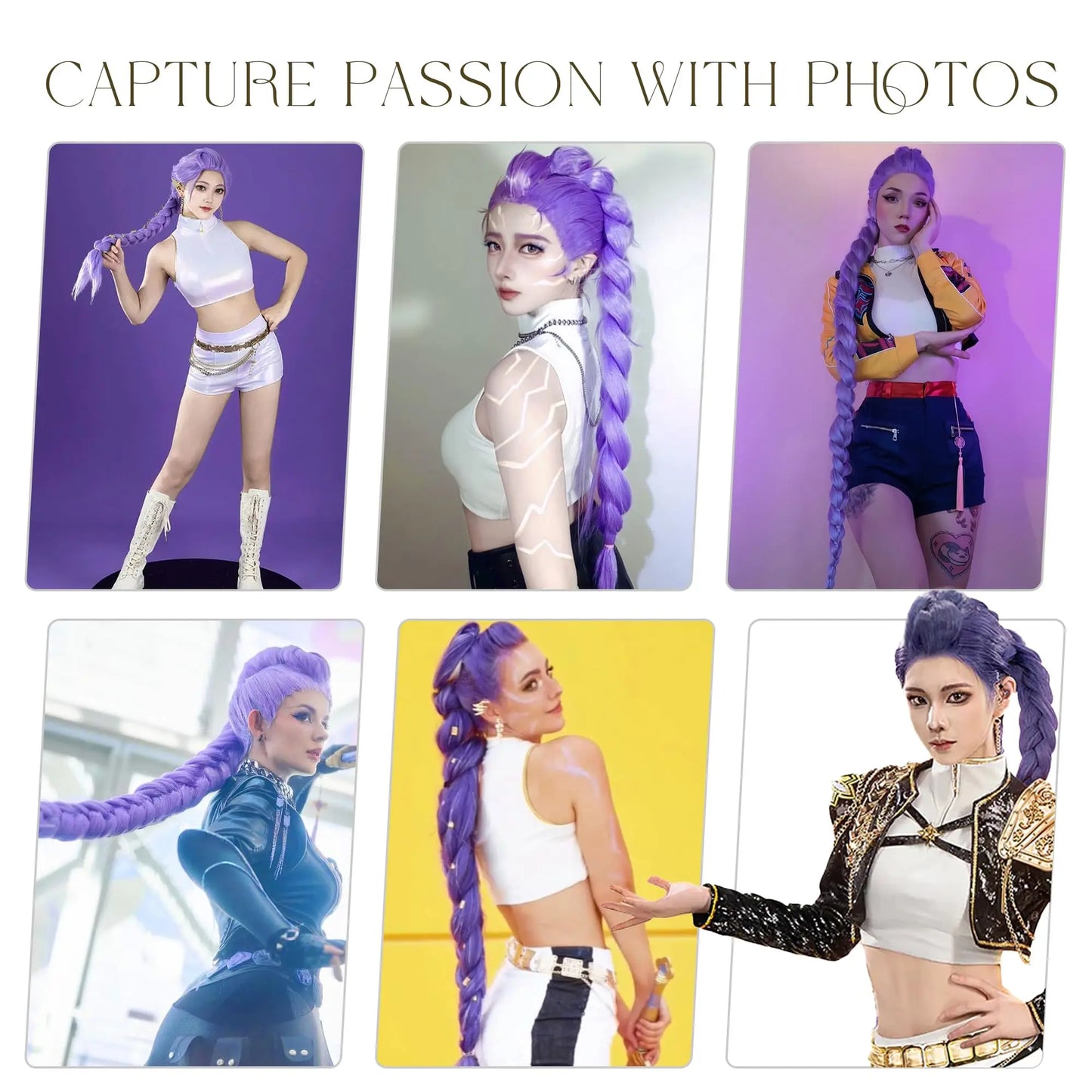 Braiding Hair Pre-stretched Purple Hair Extensions