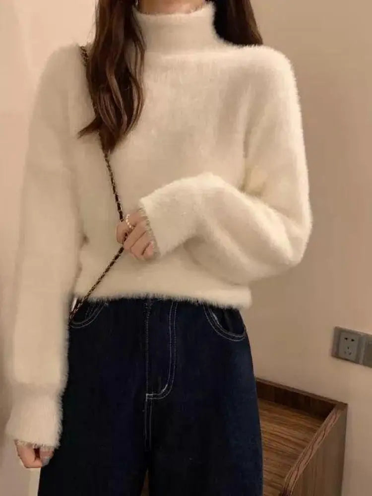 Mink Wool Hot Fleecing Sweater