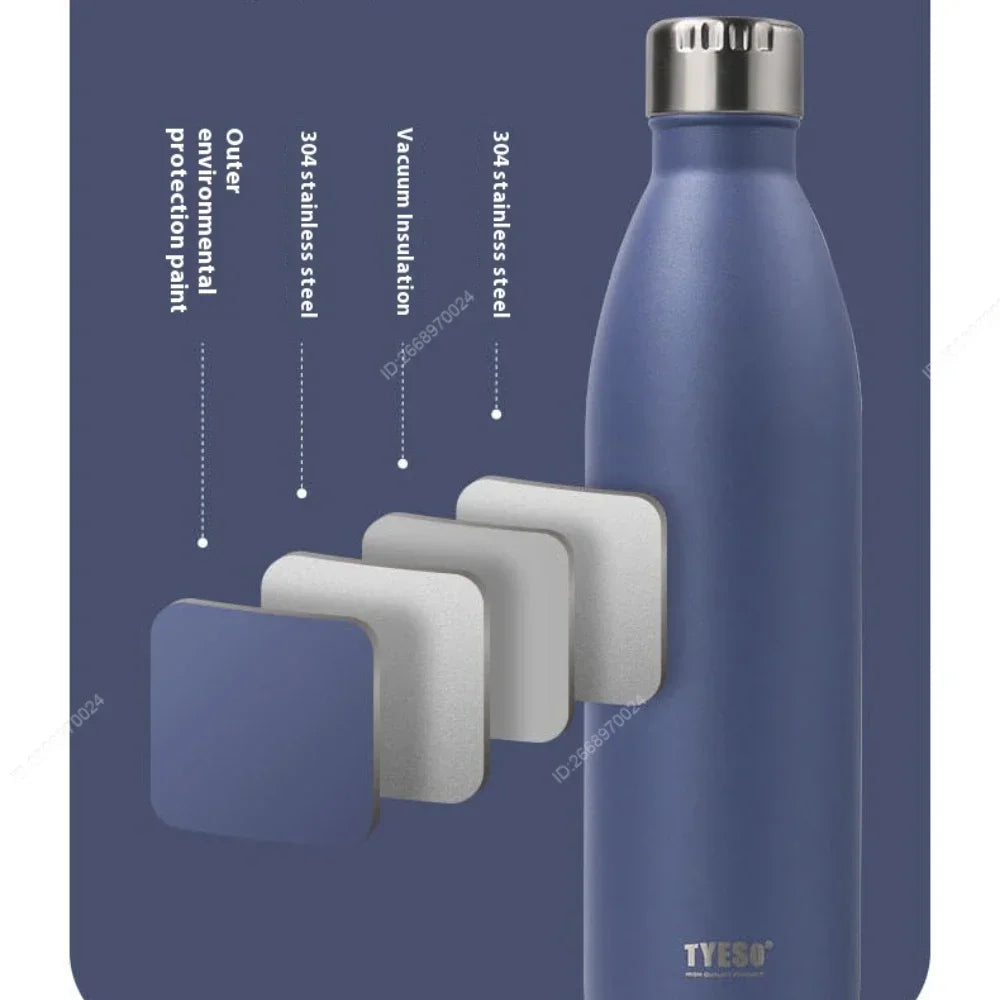 750/1000ML Tyeso Stainless Steel Cola Bottle