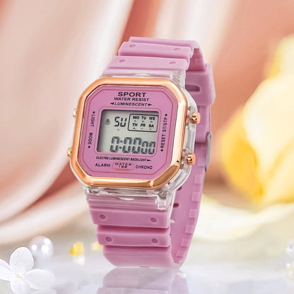 LED Digital Multi Functional Sports Minimalist Electronic Watch