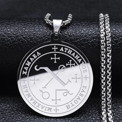 Seven Archangels Amulet Stainless Steel Necklaces