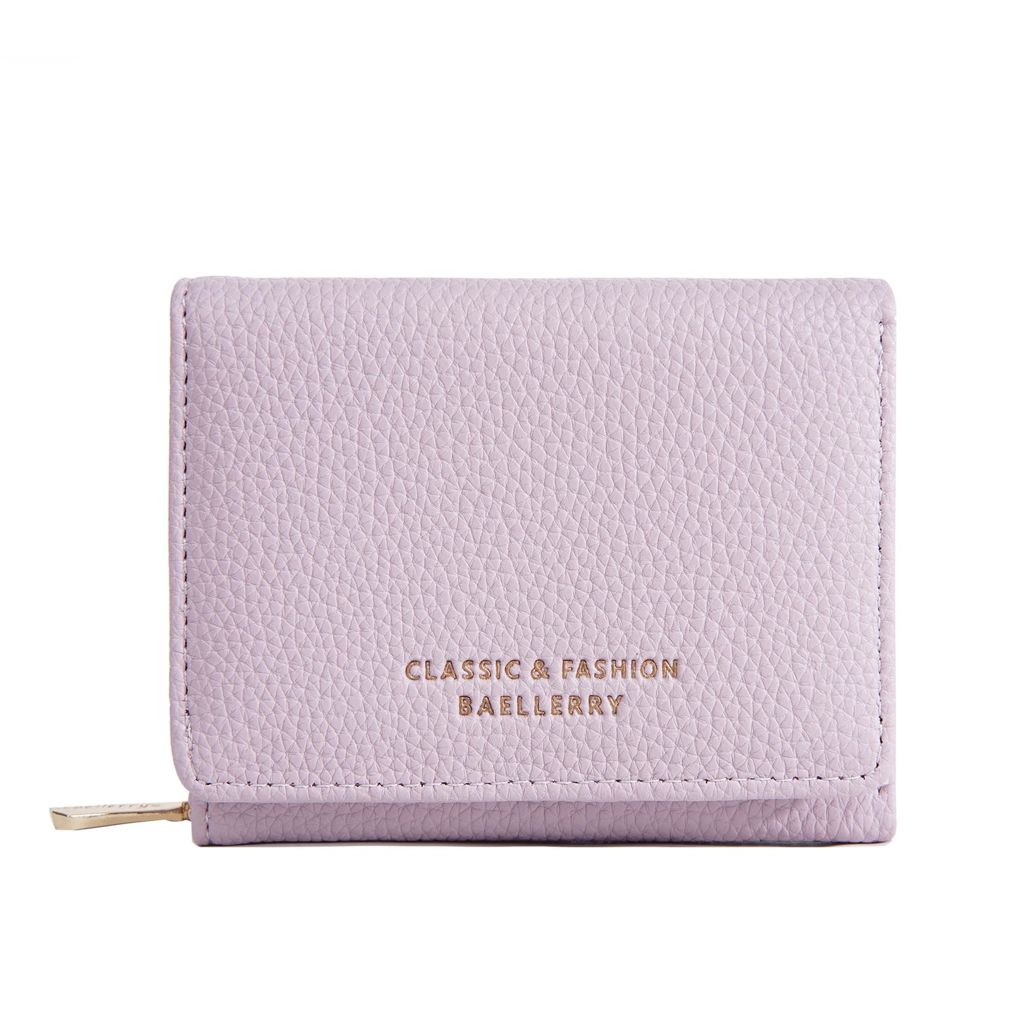 Leather Short Tri-Fold Card Wallet