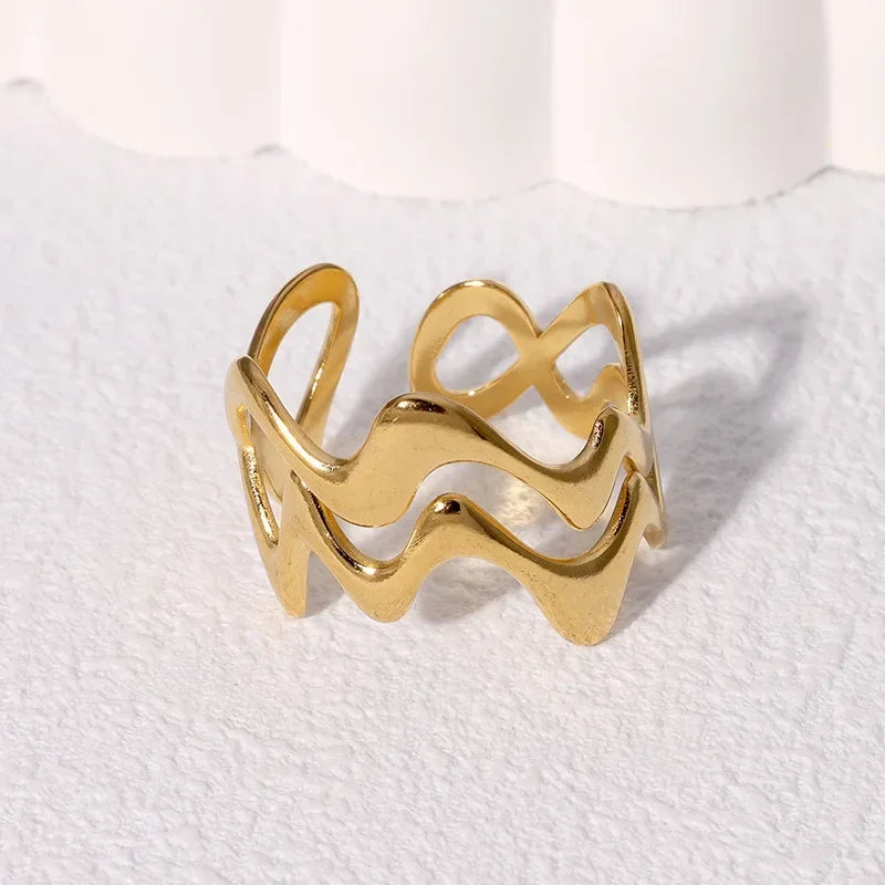 DANA Gold Color Adjustable Opening Ring