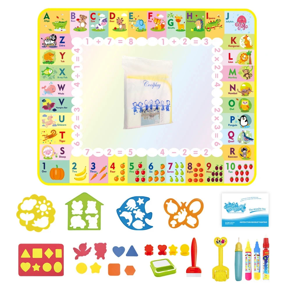 100x80CM Magic Water Drawing Mat Doodle Toys