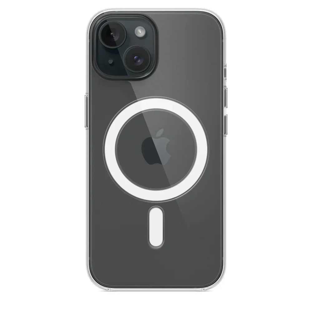 Original Magnetic Clear Case for iPhone 17 mini Funda for Magsafe Silicone Transparent Cover