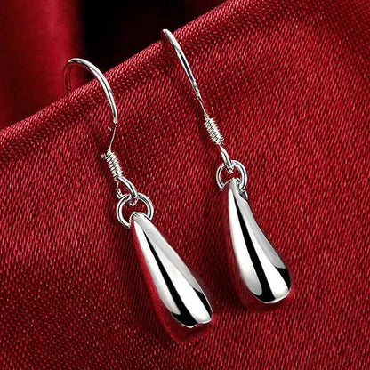 925 Sterling Silver Round Circle Hoop Earrings