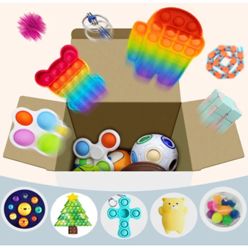 Random Mystery Fidget Toys Bag Pack Cheap Sensory Toys