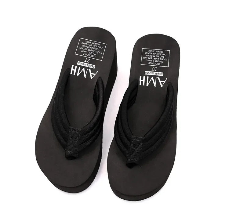 Flip Flops Thick Bottom Wedges Slippers