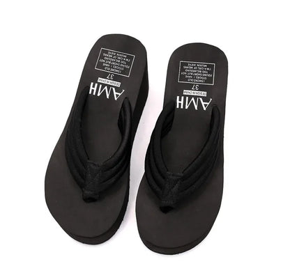 Flip Flops Thick Bottom Wedges Slippers