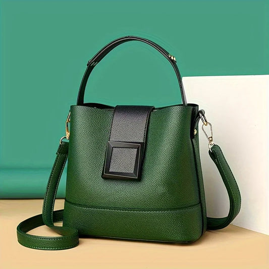 Leather Bucket Shoulder Strap Shoulder Crossbody Bags
