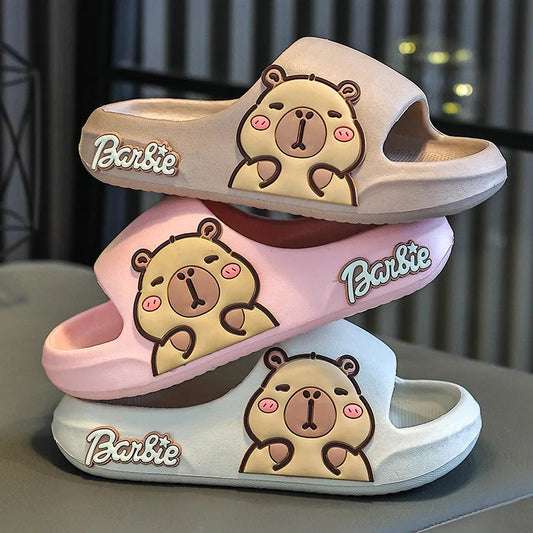 Children Slippers Cute Cartoon Girl Home Slippers