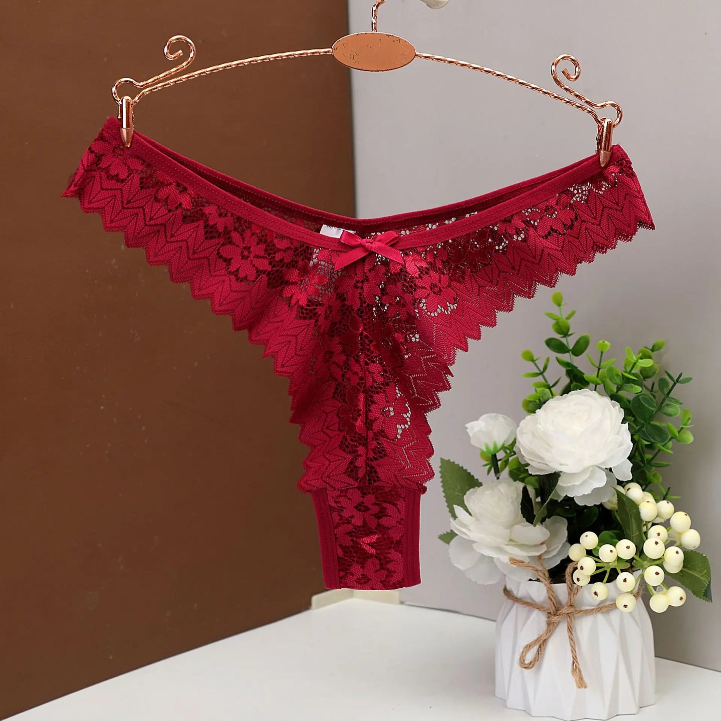 Sexy Lace G-String Transparent Lingerie