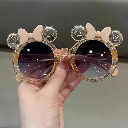 Cute Crystal Bow Children Sunglasses