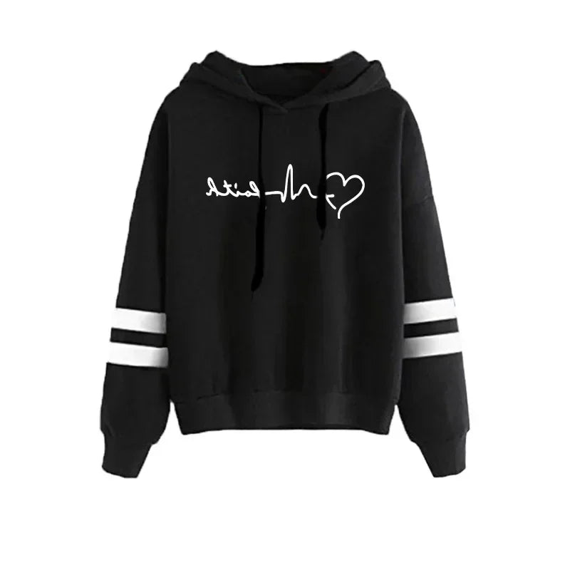 Hooded Sweatshirt Jogger Pants Casual Outfit