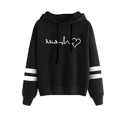 Hooded Sweatshirt Jogger Pants Casual Outfit