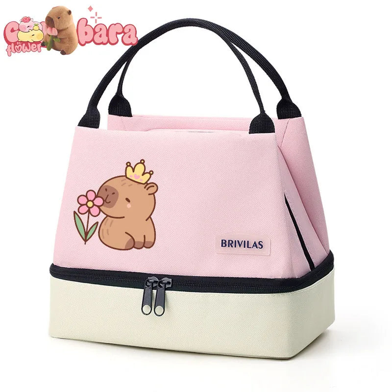 Capybara Insulated Portable Lunch Box Storage