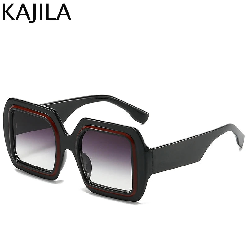Oversized Square Luxury Vintage Sunglasses